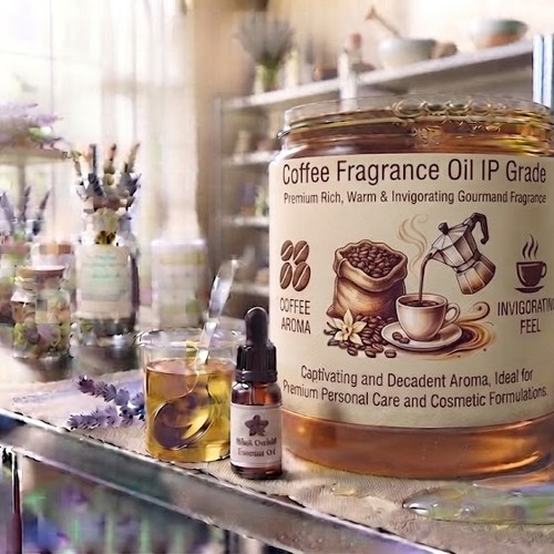Coffee Fragrance Oil IP Grade – Premium Rich, Warm & Invigorating Gourmand Fragrance bulk wholesale