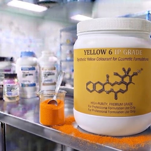 Yellow 6 IP Grade – Synthetic Yellow Colourant for Cosmetic Formulations bulk wholesale