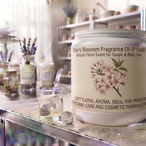 Cherry Blossom Fragrance Oil IP Grade – Delicate Floral Scent for Soaps & Body Care bulk wholesale