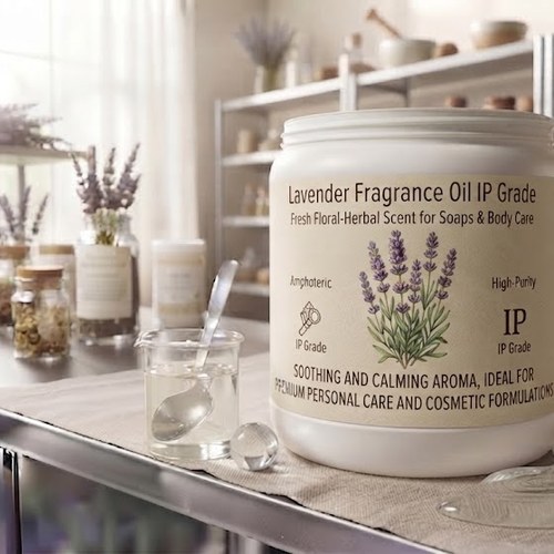 Lavender Fragrance Oil IP Grade – Fresh Floral-Herbal Scent for Soaps & Body Care bulk wholesale