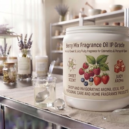 Berry Mix Fragrance Oil IP Grade – Premium Sweet & Juicy Fruity Fragrance for Cosmetics & Personal Care bulk wholesale