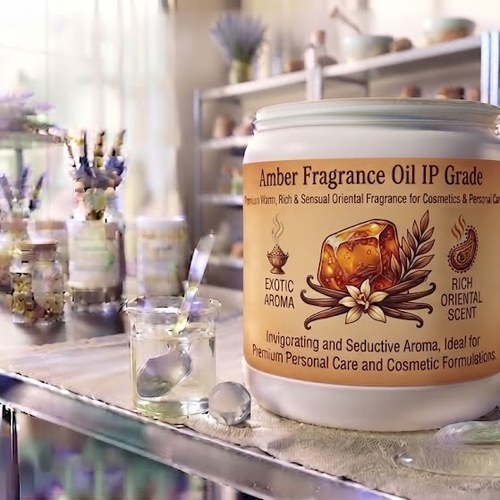 Amber Fragrance Oil IP Grade – Premium Warm, Rich & Sensual Oriental Fragrance for Cosmetics & Personal Care bulk wholesale