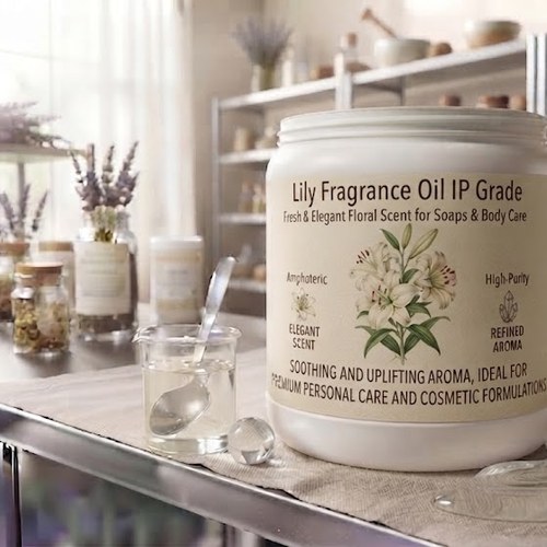Lily Fragrance Oil IP Grade – Fresh & Elegant Floral Scent for Soaps & Body Care bulk wholesale