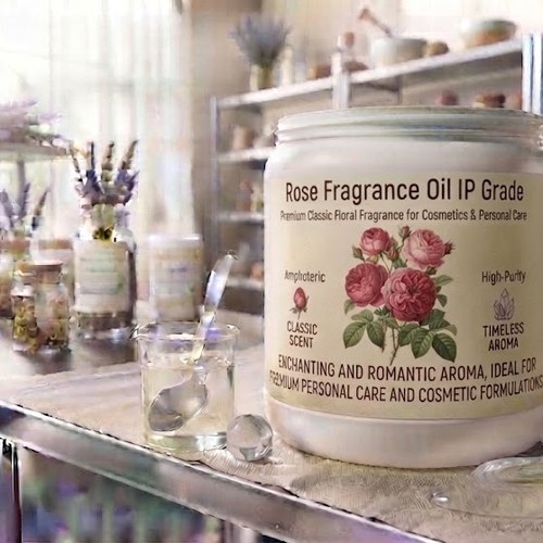 Rose Fragrance Oil IP Grade – Premium Classic Floral Fragrance for Cosmetics & Personal Care wholesale supplier
