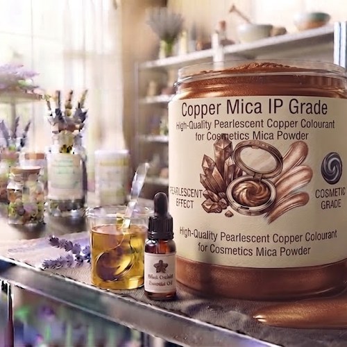 Copper Mica IP Grade – High-Quality Pearlescent Copper Colourant for Cosmetics bulk wholesale