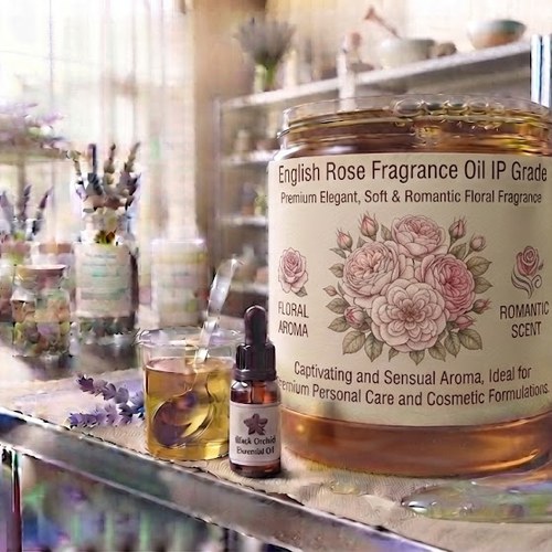 English Rose Fragrance Oil IP Grade – Premium Elegant, Soft & Romantic Floral Fragrance bulk wholesale
