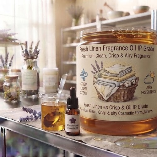 Fresh Linen Fragrance Oil IP Grade – Premium Clean, Crisp & Airy Fragrance bulk wholesale