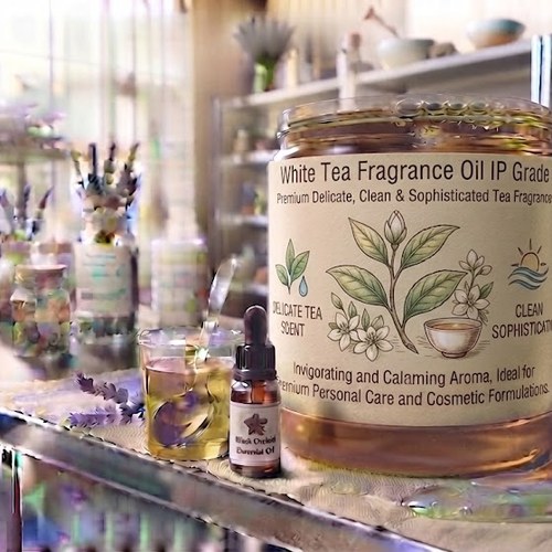 White Tea Fragrance Oil IP Grade – Premium Delicate, Clean & Sophisticated Tea Fragrance bulk wholesale