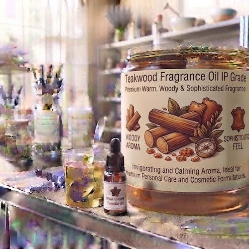 Teakwood Fragrance Oil IP Grade – Premium Warm, Woody & Sophisticated Fragrance bulk wholesale
