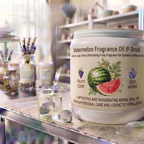 Watermelon Fragrance Oil IP Grade – Premium Juicy, Fresh & Refreshing Fruity Fragrance for Cosmetics & Personal Care bulk wholesale
