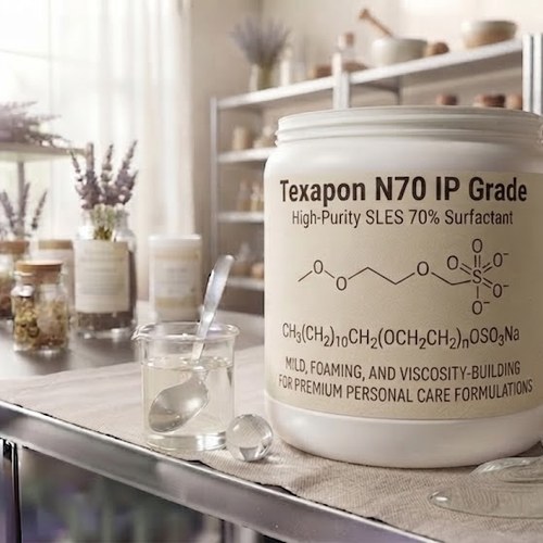 Texapon N70 IP Grade – High-Purity SLES 70% Surfactant bulk wholesale