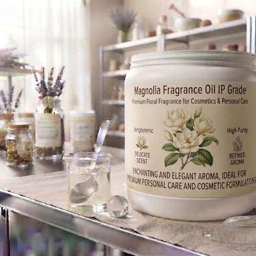 Magnolia Fragrance Oil IP Grade – Premium Floral Fragrance for Cosmetics & Personal Care bulk wholesale