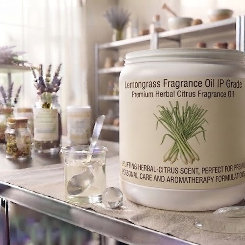 Lemongrass Fragrance Oil IP Grade – Premium Herbal Citrus Fragrance Oil bulk wholesale