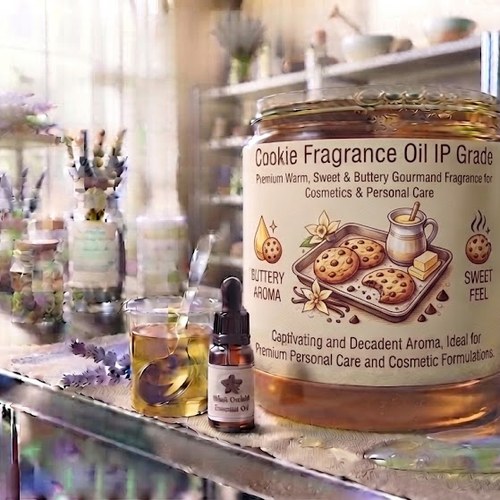 Cookie Fragrance Oil IP Grade – Premium Warm, Sweet & Buttery Gourmand Fragrance for Cosmetics & Personal Care bulk wholesale