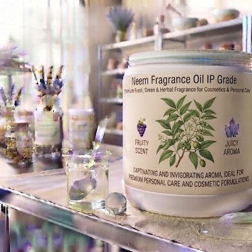 Neem Fragrance Oil IP Grade – Premium Fresh, Green & Herbal Fragrance for Cosmetics & Personal Care bulk wholesale