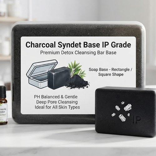 Charcoal Syndet Base IP Grade – Premium Detox Cleansing Bar Base bulk wholesale