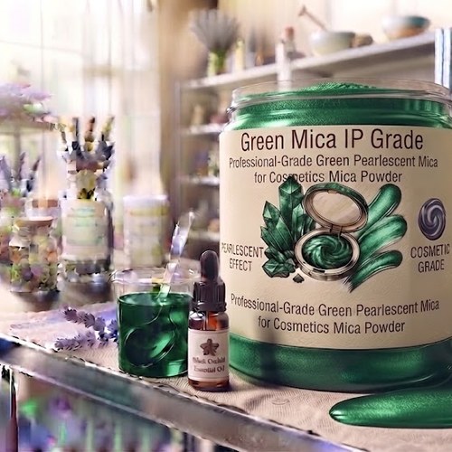 Green Mica IP Grade – Professional-Grade Green Pearlescent Mica bulk wholesale