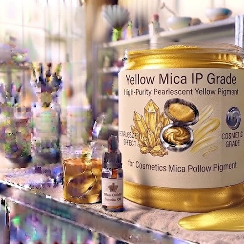 Yellow Mica IP Grade – High-Purity Pearlescent Yellow Pigment bulk wholesale