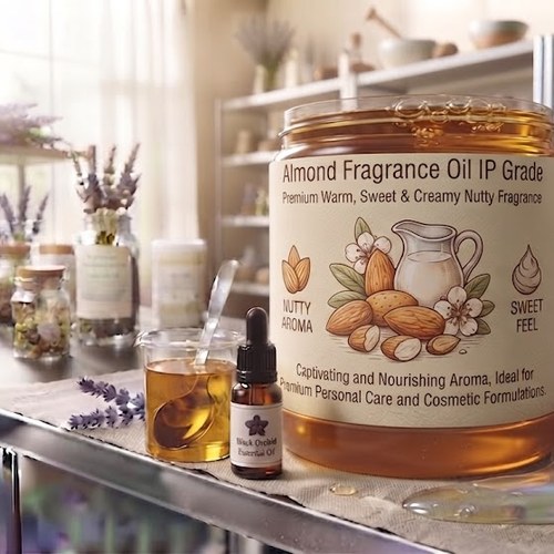 Almond Fragrance Oil IP Grade – Premium Warm, Sweet & Creamy Nutty Fragrance bulk wholesale