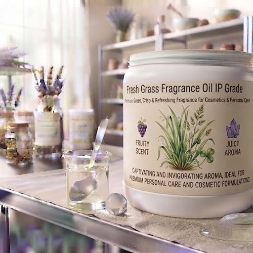 Fresh Grass Fragrance Oil IP Grade – Premium Green, Crisp & Refreshing Fragrance bulk wholesale